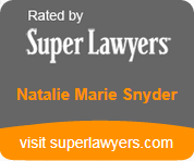 Rated by Super Lawyers Natalie Marie Snyder