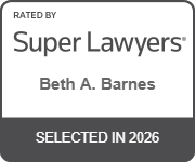 Rated by | Super Lawyers | Beth A. Barnes | Selected In 2026