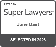 Rated by | Super Lawyers | Jane Daet | Selected In 2026