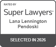 Rated by | Super Lawyers | Lana Lennington Pendoski | Selected In 2026