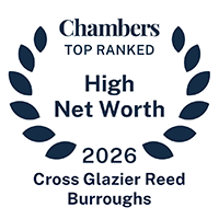 Chambers Top Ranked High Net Worth | 2026 | Cross Glazier Reed Burroughs